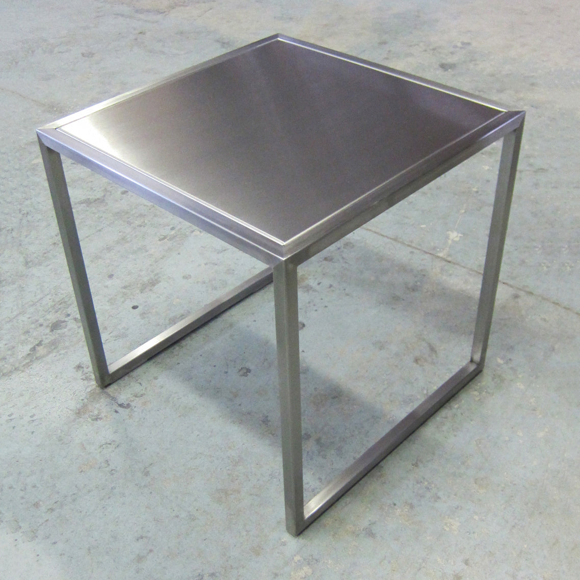 Custom MetalFrame End Table Stylegarage
