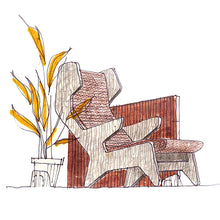 Load image into Gallery viewer, Rapson Cave Chair
