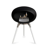 Ground Low Dome Black Fireplace