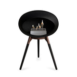 Ground Low Dome Black Fireplace