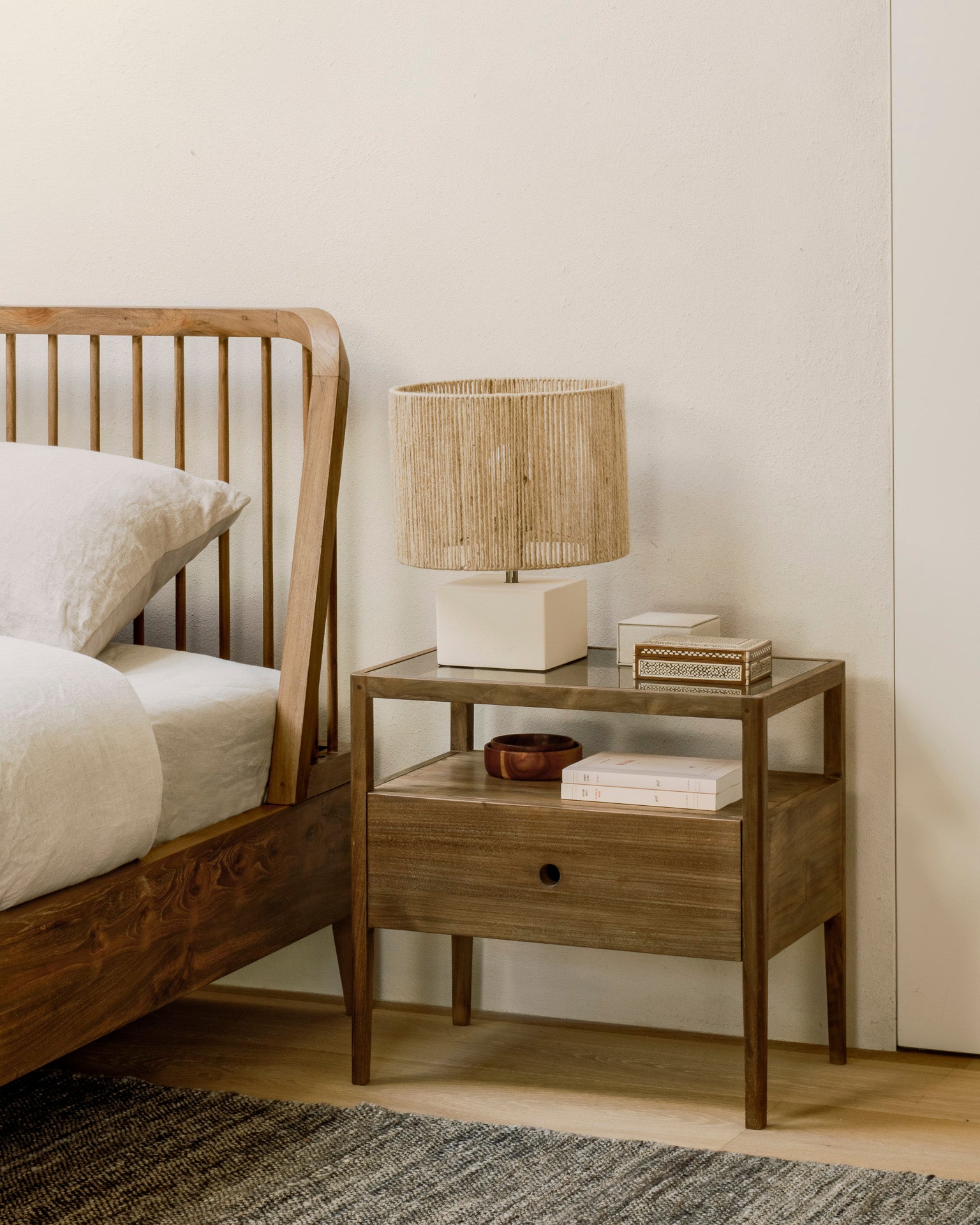 マロンさま専用 Spindle Nightstand - Oak – SOBU
