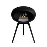 Ground Low Dome Black Fireplace