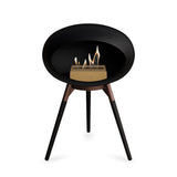Ground Low Dome Black Fireplace