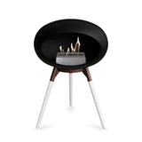 Ground Low Dome Black Fireplace