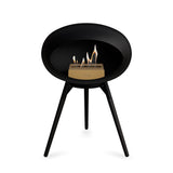 Ground Low Dome Black Fireplace