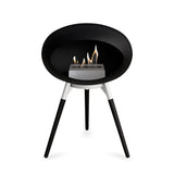 Ground Low Dome Black Fireplace