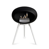 Ground Low Dome Black Fireplace