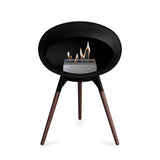 Ground Low Dome Black Fireplace