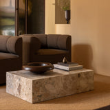 Marble Plinth Coffee Table