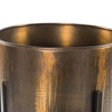 Weathered Brass Planter