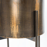 Weathered Brass Planter