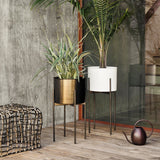 Weathered Brass Planter