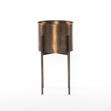 Weathered Brass Planter