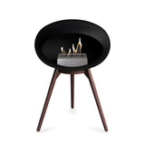 Ground Low Dome Black Fireplace