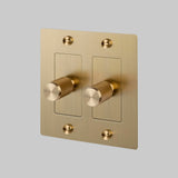 Double Dimmer Switch Cross