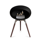 Ground Low Dome Black Fireplace