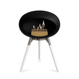 Ground Low Dome Black Fireplace