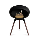 Ground Low Dome Black Fireplace