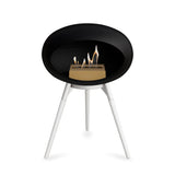 Ground Low Dome Black Fireplace