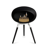 Ground Low Dome Black Fireplace