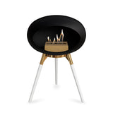 Ground Low Dome Black Fireplace
