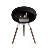 Ground Low Dome Black Fireplace