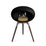 Ground Low Dome Black Fireplace
