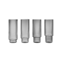 Load image into Gallery viewer, Ripple Long Glasses – Set of 4