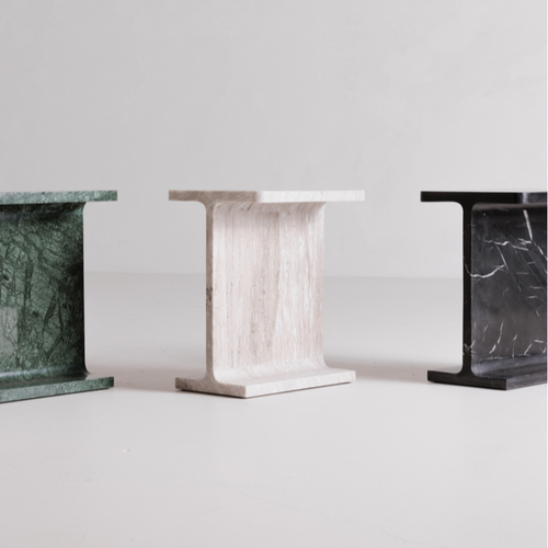 Marble I-Beam Table