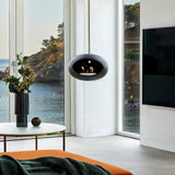 Sky Dome Black Fireplace