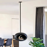 Sky Dome Black Fireplace