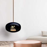 Sky Dome Black Fireplace