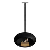 Sky Dome Black Fireplace