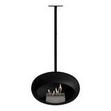 Sky Dome Black Fireplace