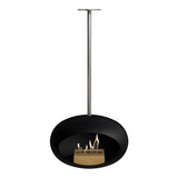 Sky Dome Black Fireplace