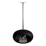 Sky Dome Black Fireplace