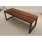 Custom Metal-Frame Coffee Table
