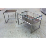 Custom Metal-Frame End Table