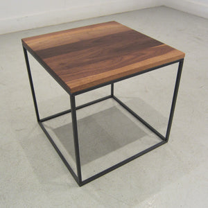 Custom Metal-Frame End Table