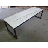 Custom Metal-Frame Coffee Table
