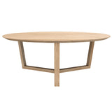 Oak Tripod Coffee Table