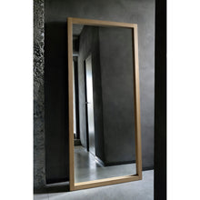 Load image into Gallery viewer, Oak Light Frame Floor Mirror