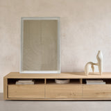 Oak Shadow TV Cupboard