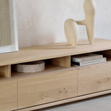 Oak Shadow TV Cupboard
