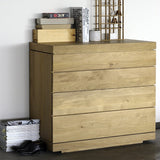 Oak Burger Chest of Drawers