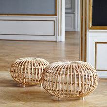 Load image into Gallery viewer, Rattan Ottoman