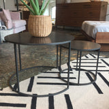 Round Nesting Table Set