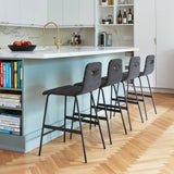 Lecture Counter Stool Upholstered